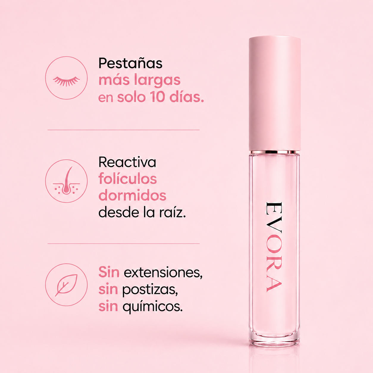 Sérum para Pestañas EVORA | Pestañas más Largas y Densas