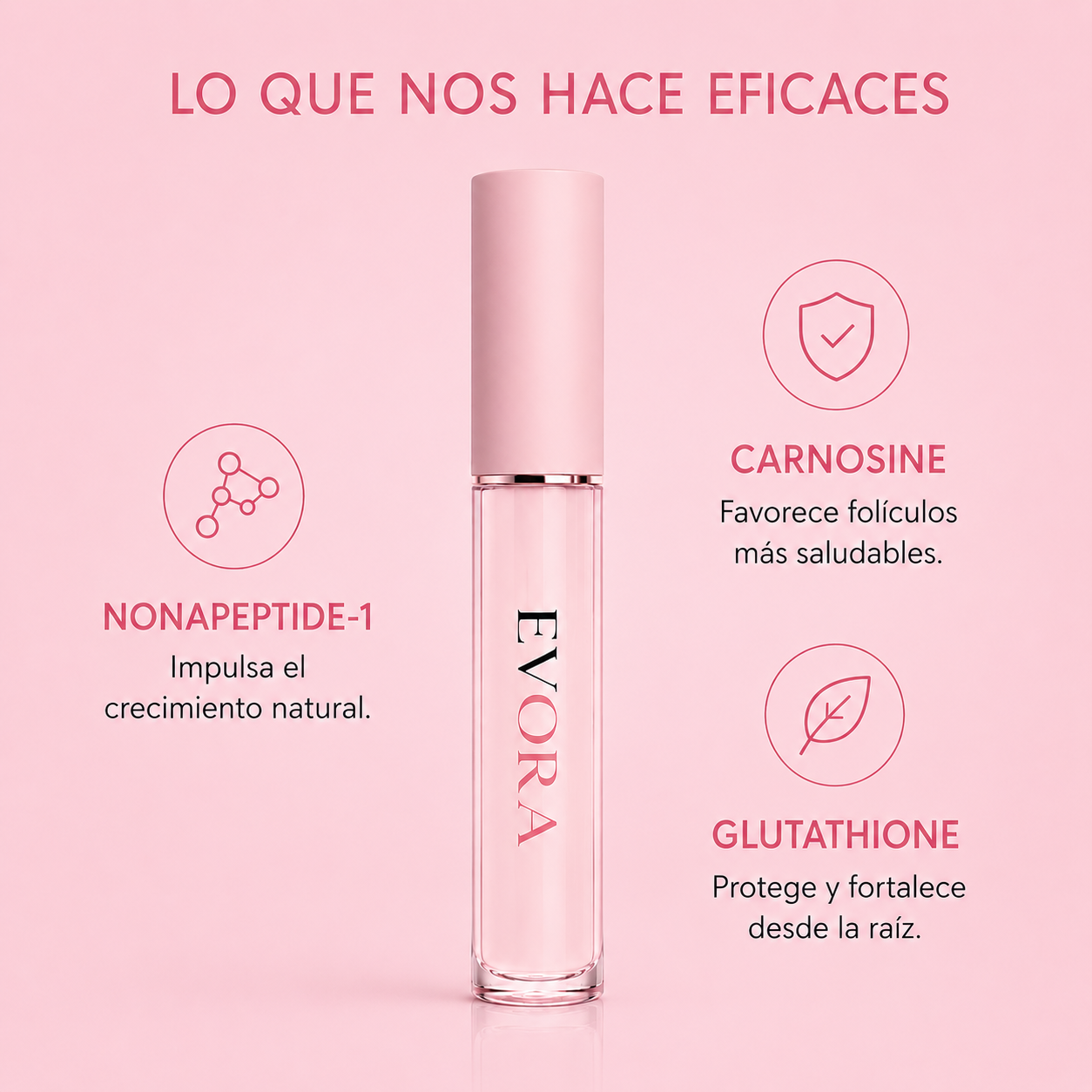 Sérum para Pestañas EVORA | Pestañas más Largas y Densas